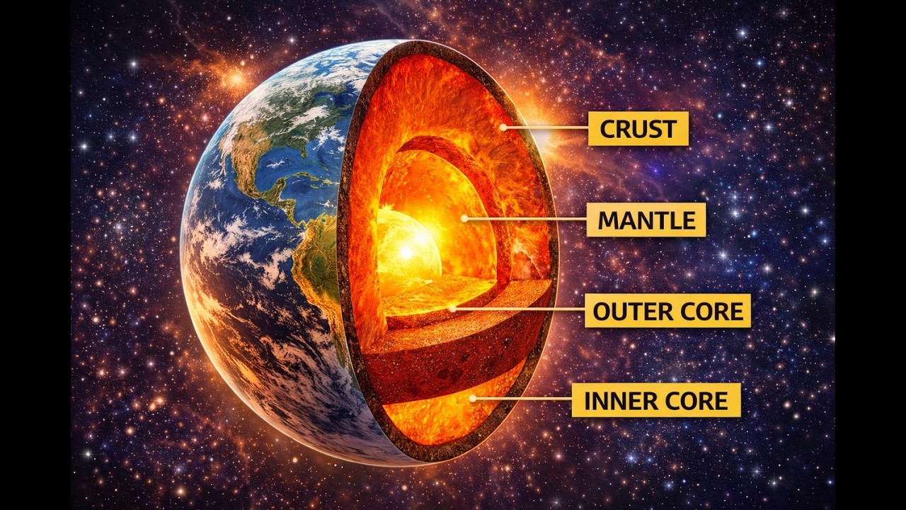 पृथ्वी की आंतरिक संरचना (Internal Structure of the Earth)
