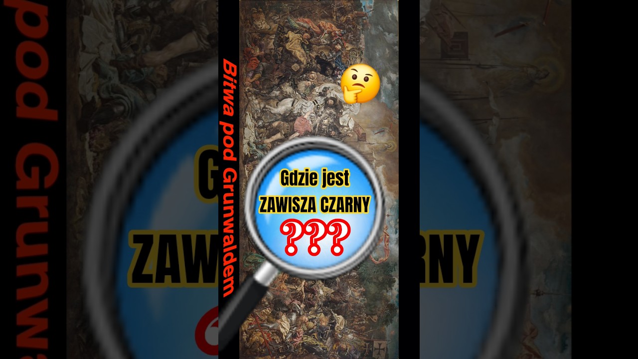 GDZIE JEST ZAWISZA CZARNY? Bitwa Pod Grunwaldem Jana Mateki  #shorts