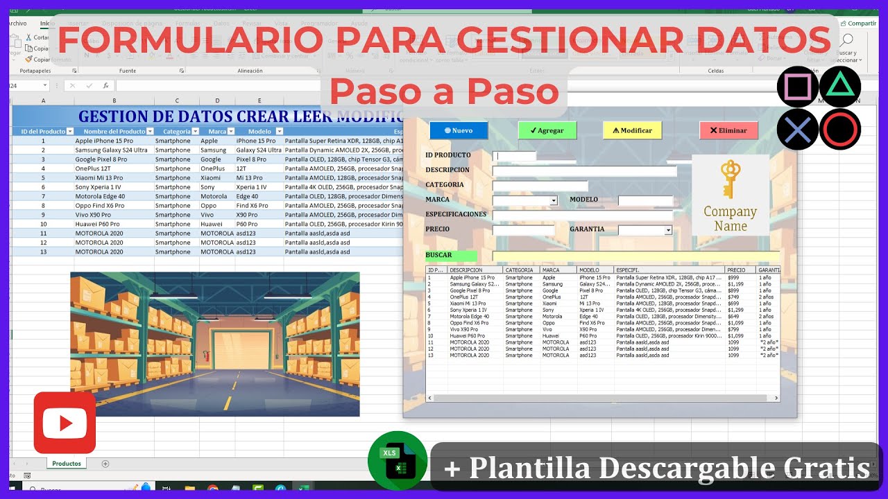 🎈COMO HACER FORMULARIO EN EXCEL PARA INGRESAR DATOS