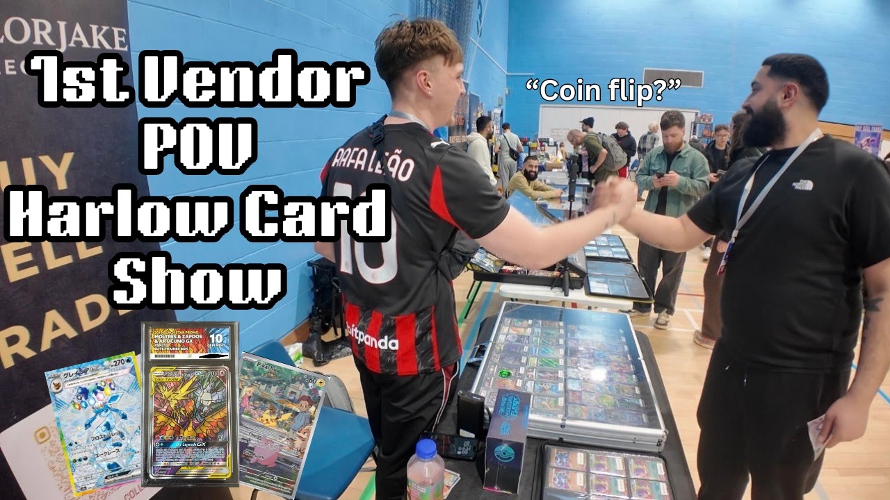 My 1st Vendor POV | Harlow Card Show