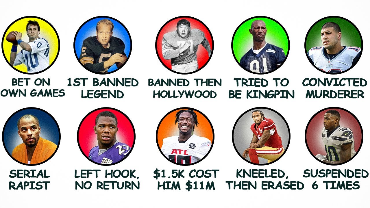 Every NFL Player Who Got Banned… Explained in 15 Minutes!