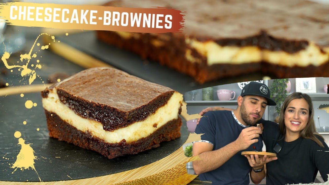 Fudgy Cheesecake-Brownies ganz einfach selber machen - ohne Maschine / Brownie Cheesecake Bars