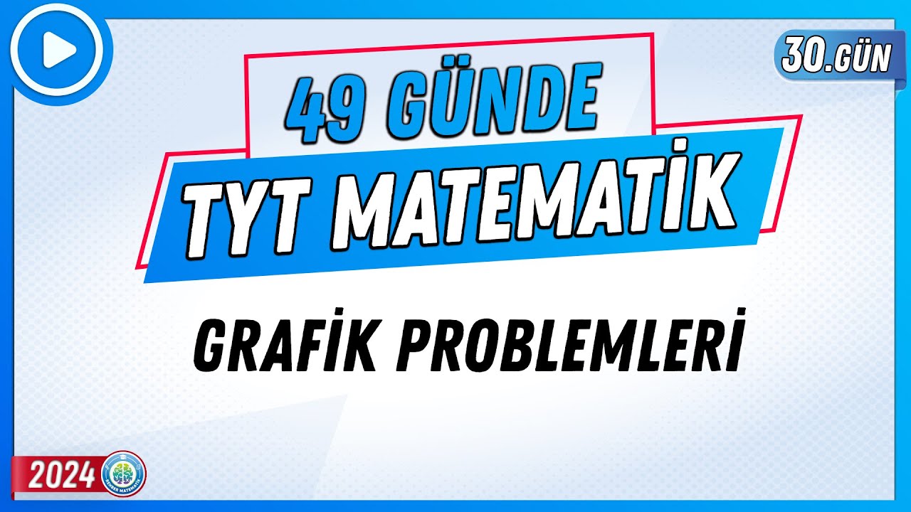 Grafik Problemleri | 49 Günde TYT Matematik Kampı 30.Gün | 2024 | Rehber Matematik