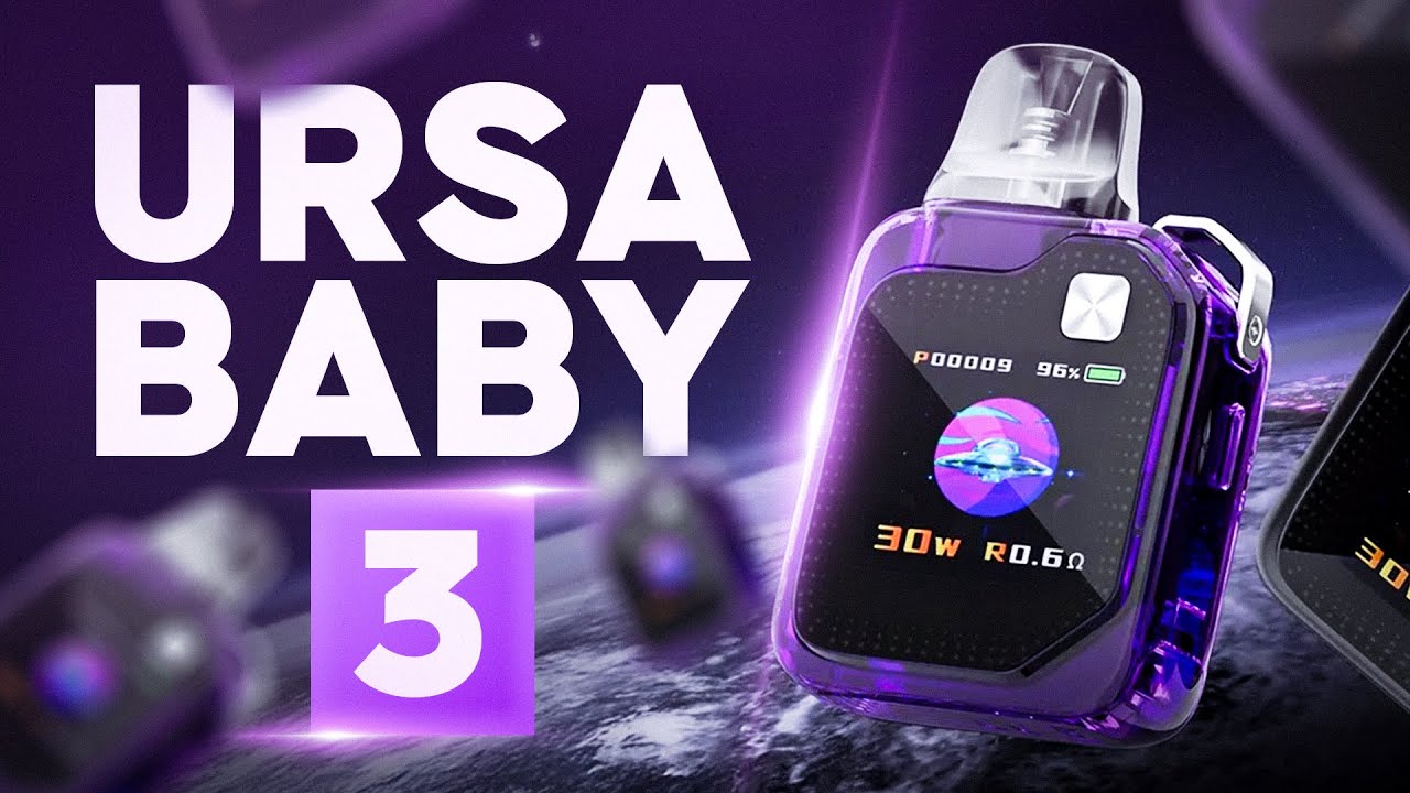 Kosmiczny e-papieros z kolorowym wyświetlaczem - Ursa Baby 3