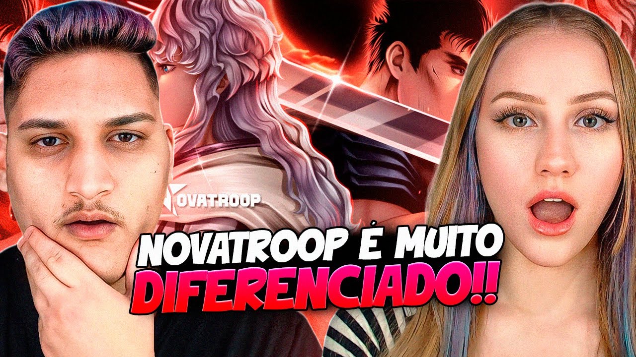 A Lâmina e o Falcão | Novatroop | Griffith e Guts (Berserk) Feat. @Fireezin - REACT EM CASAL