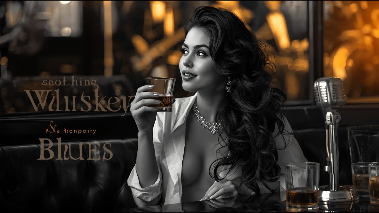 Luxury Whiskey Blues Guitar 🎸 Smooth Slow Blues for Deep Focus & Calm Nights