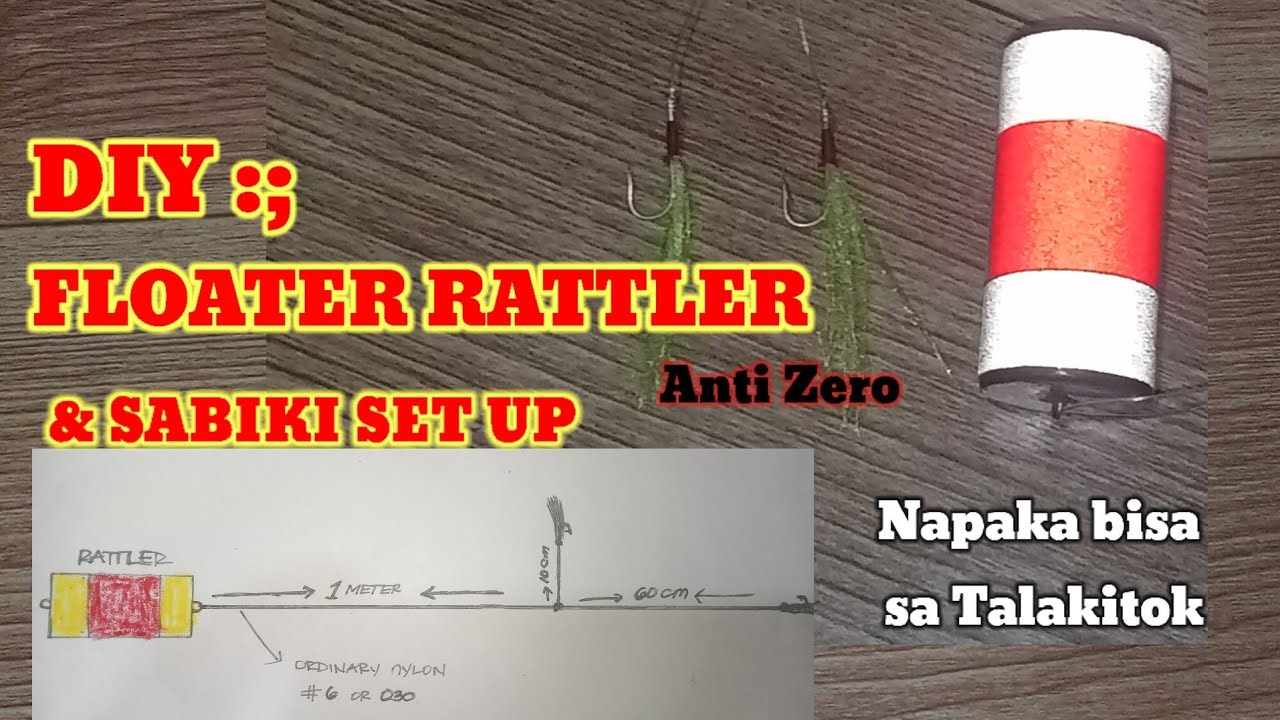 DIY::PANO GUMAWA NG FLOATER RATTLER & SABIKI SET UP/Mabisa sa Talakitok,Fishing in the Philippines
