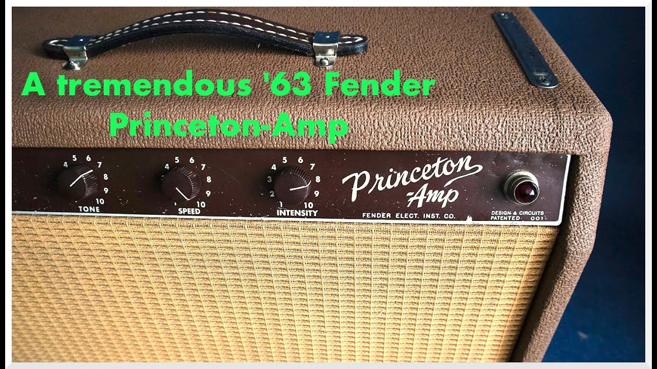 A tremendous '63 Fender Princeton-Amp
