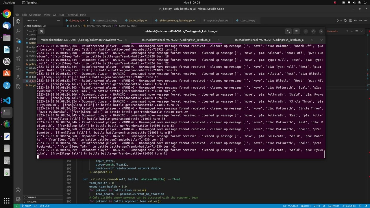 Pokemon AI 8: Updated Workflow and Improving Learning