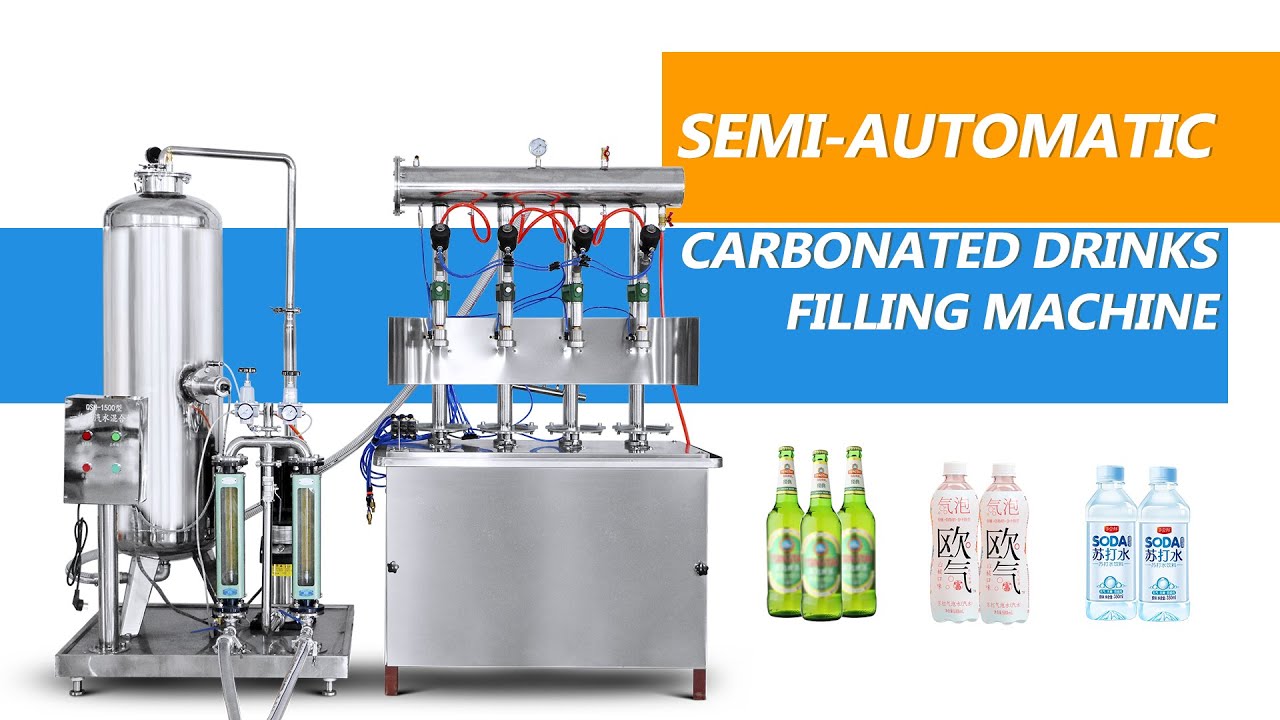How To Use Semi-automatic Carbonated Drinks Filling Machine