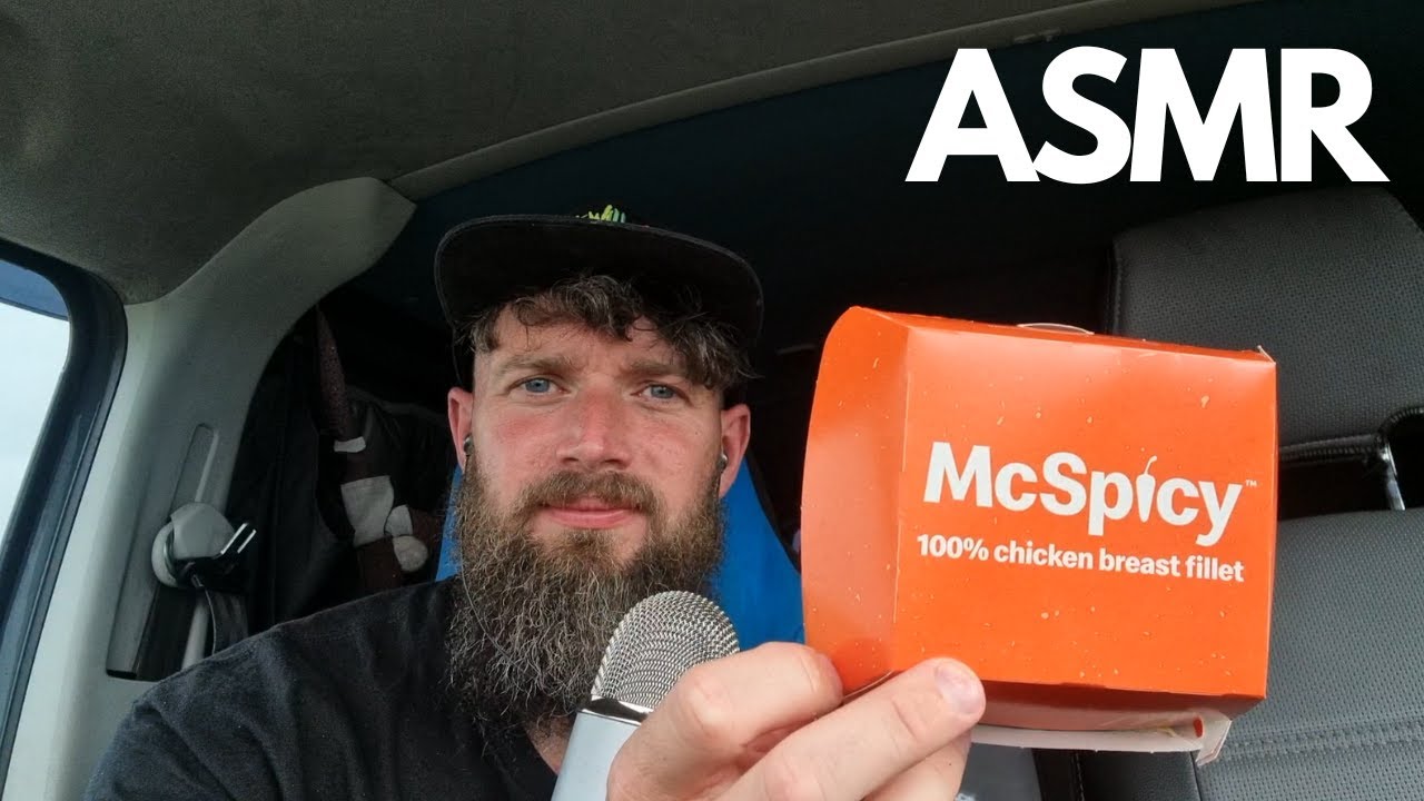 [ASMR] EATING MCDONALDS IN THE MOST RELAXING WAY POSSIBLE !! 🍟 (Whisper Ramble, Eating Sounds)