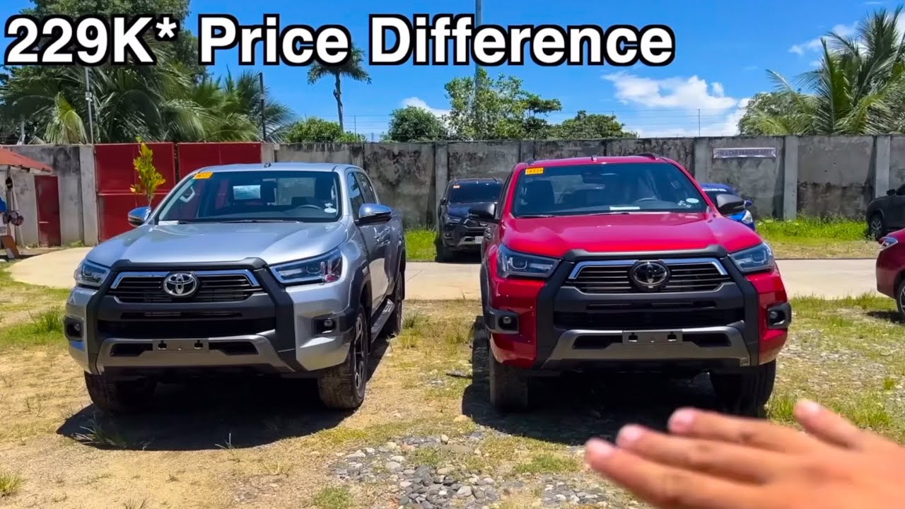 2024 Hilux Conquest 4X2 vs Hilux G