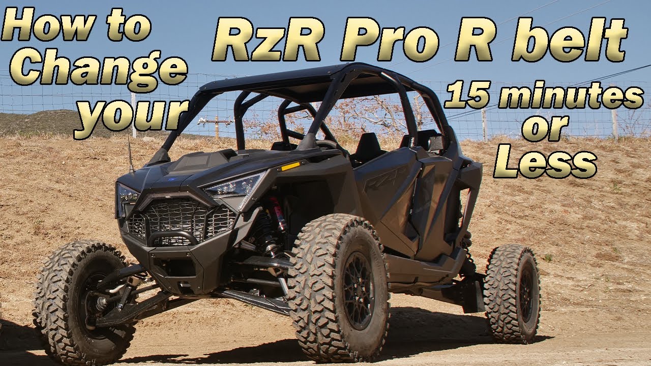 Как заменить ремень на Polaris RzR Pro R 2022 — Журнал UTV Action