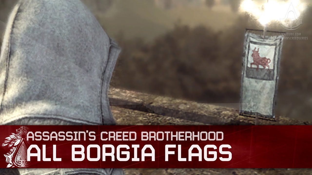 Assassin's Creed Brotherhood - All Borgia Flags Walkthrough
