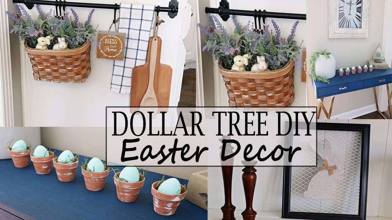 Dollar Tree DIY 🐰 Easter Farmhouse Decor - DIY Easter Decor 2019