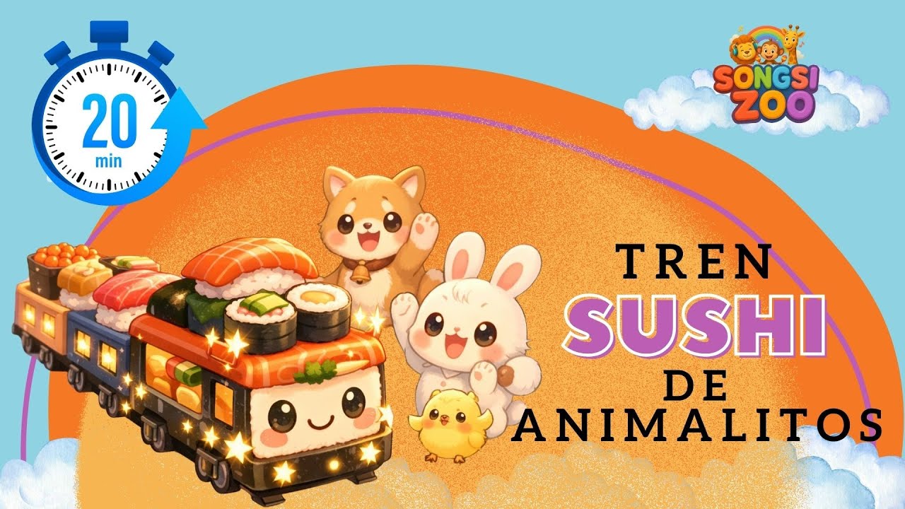 Los Animalitos Suben al Tren de Sushi ¿Qué Sucede?