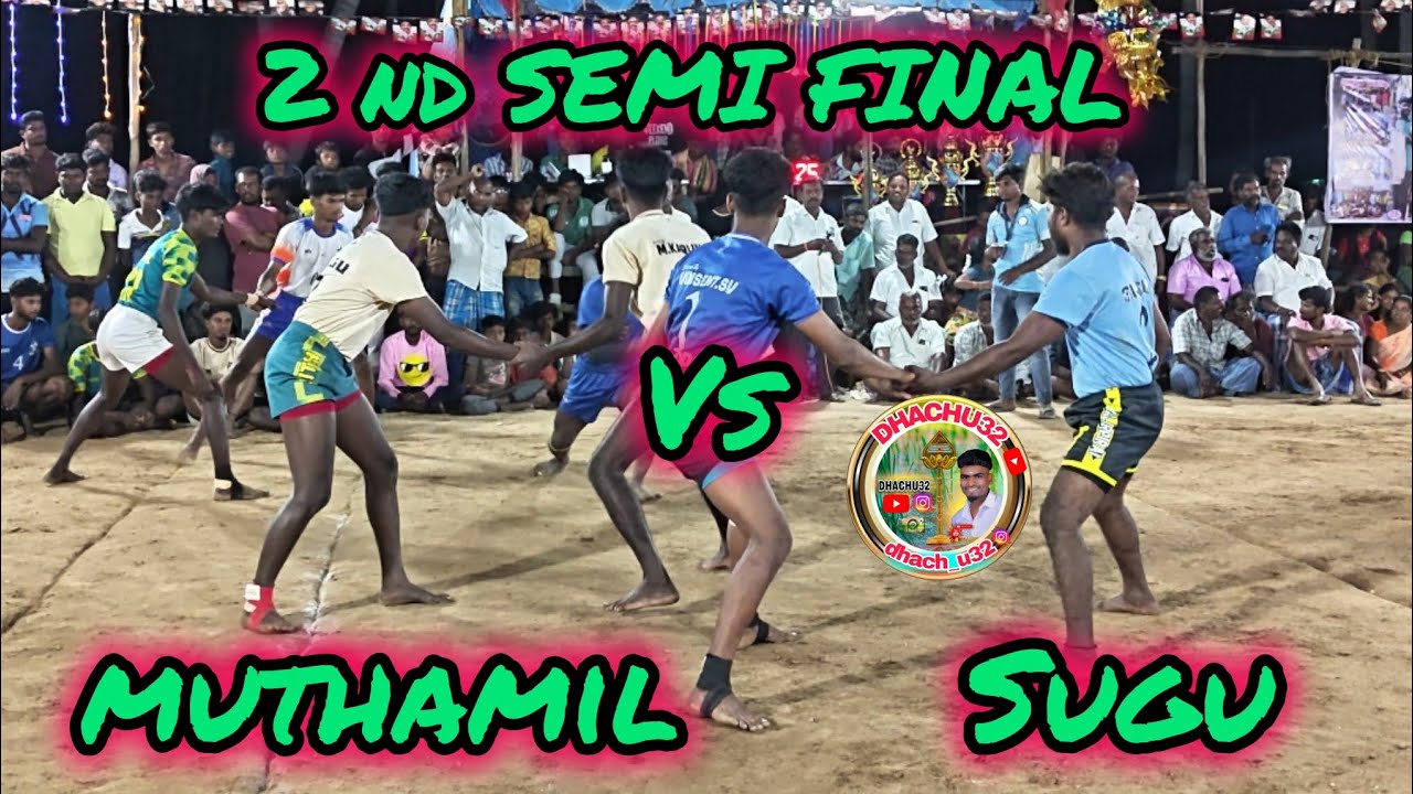 SF// MUTHAMIL VS SUGU KABADDI MATCH 🔥 ✨#kabaddi @Dhachu323 
