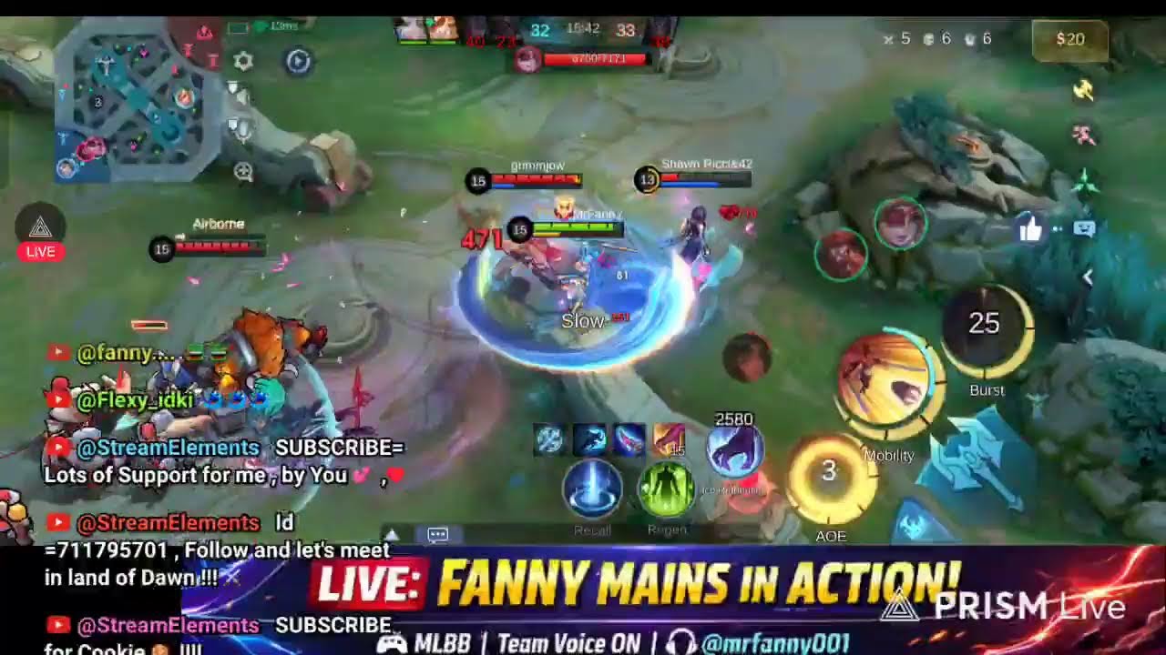 Live streaming of mrfanny