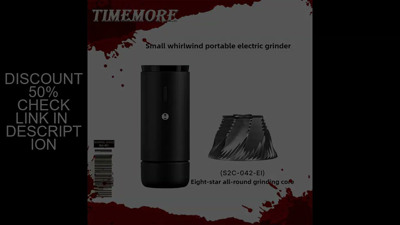 TIMEMORE Whirly 01s New Electric Coffee Grinder 42mm Core Grinding Hand Brewed Coffee Bean Automatic