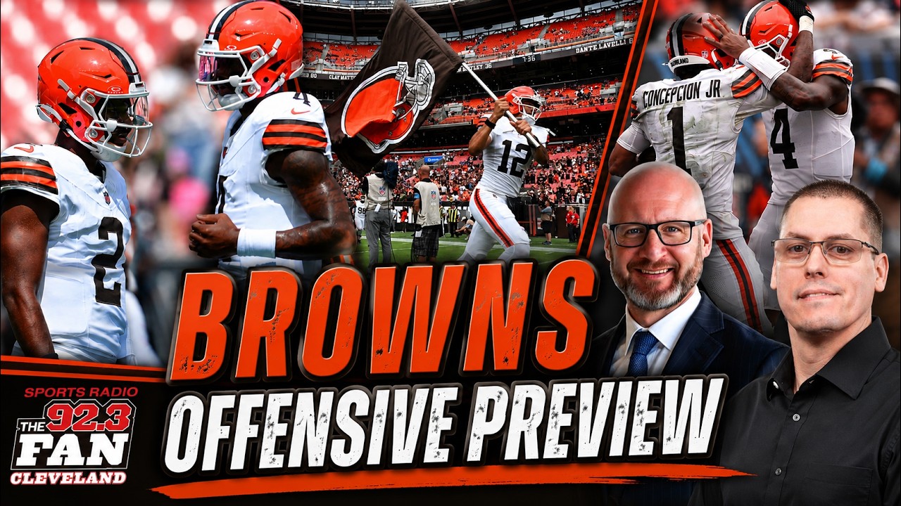 BROWNS 2026 SEASON PREVIEW - OFFENSE: Deshaun Watson, 2 rookie WRs, 3 RBs & 5 new offensive linemen