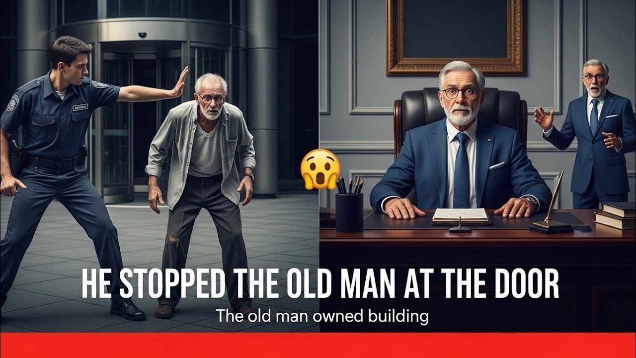 Security Guard Stops a Poor Old Man — Then Learns He Owns the Company