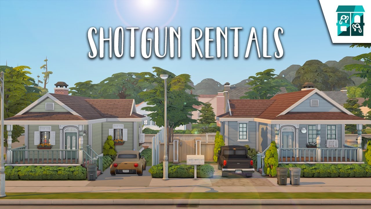 Shotgun Rentals - Base Game & For Rent ONLY (2 Units) 🔑...(Sims 4 Speed Build)
