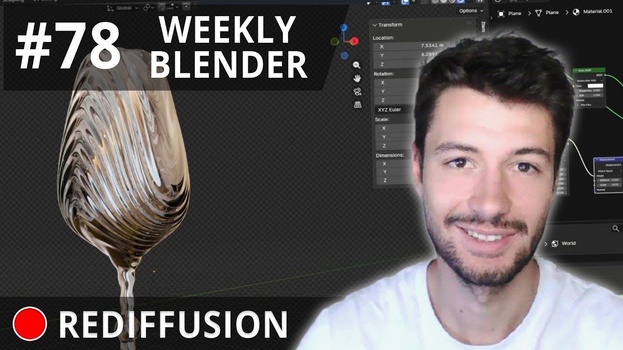 🔴 [REDIFFUSION] Je réponds à vos questions en live - WEEKLY BLENDER n°78 | Blender