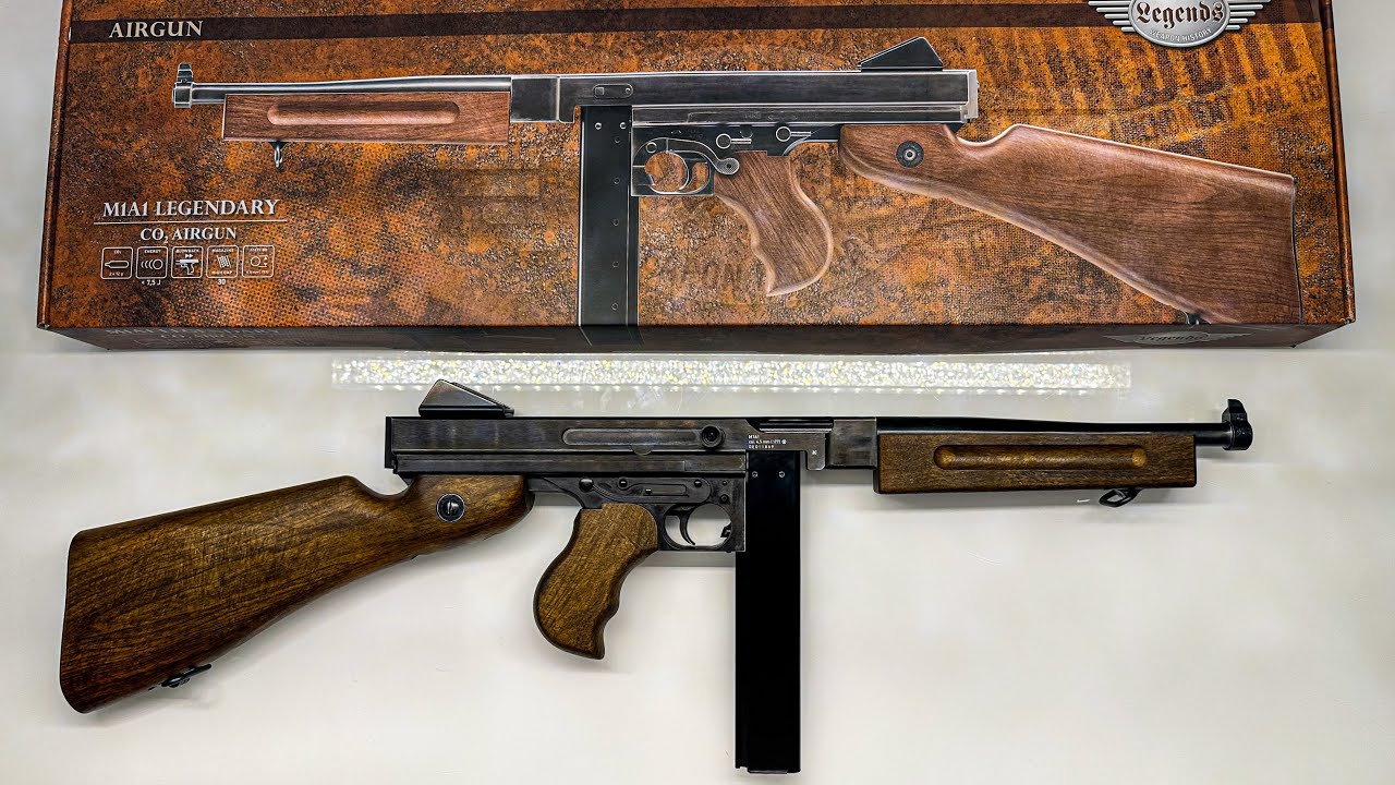 M1A1 Thompson Legends cal. 4,5 mm Co2 Full-Auto Blowback      #airgun #umarex #bbgun