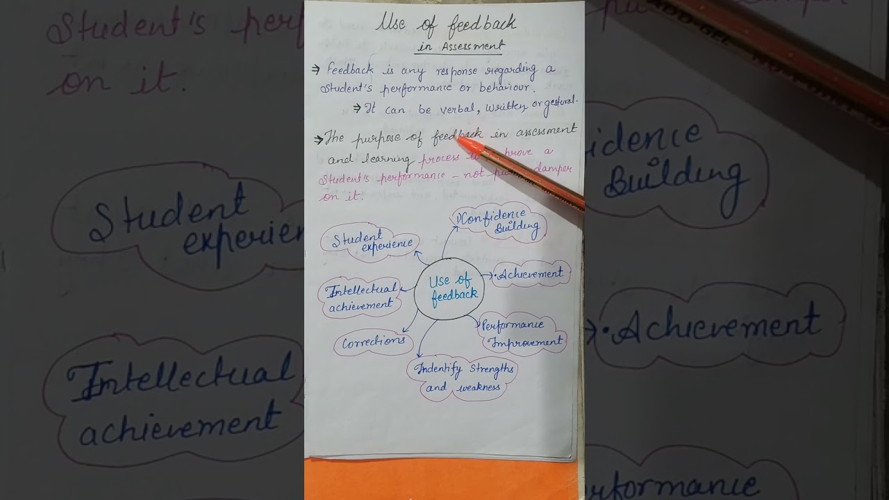 Feedback || Use of Feedback || Use of feedback in assessment || Assessment and learning || #B.ed