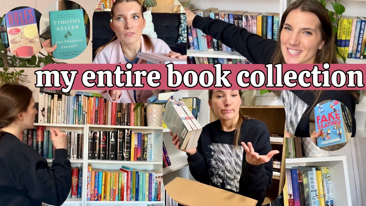 Hang out with me for 1 HOUR packing up my books! BOOKSHELF UNHAUL