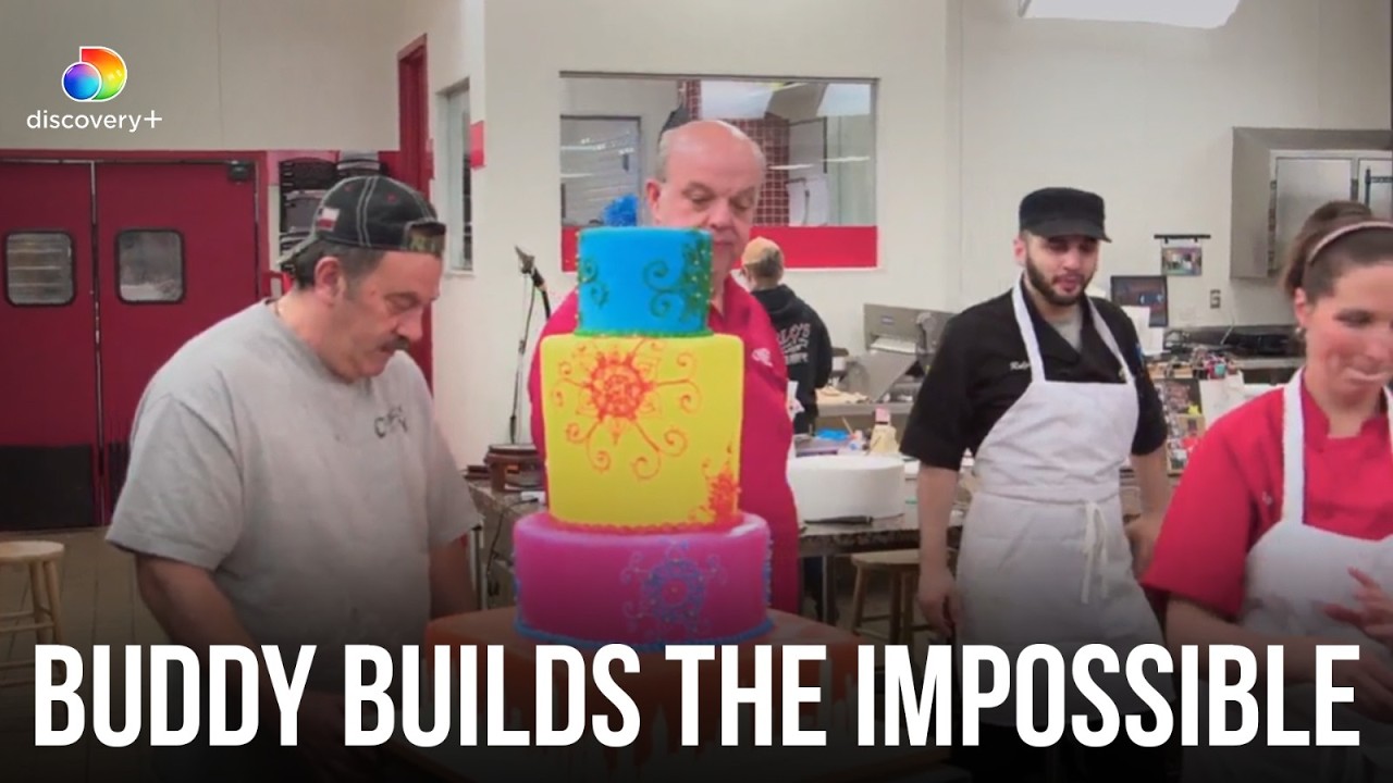 Buddy Builds Cakes That Defy Gravity | Cake Boss S9 | discovery+ India