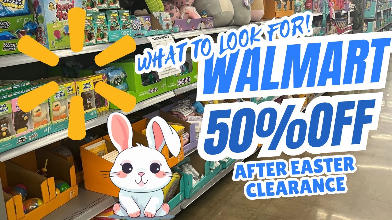 Walmart Easter Clearance 50% off! Shop with me and haul! April 2025 #walmart