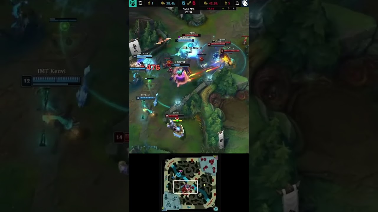 LCS Spring W2 - IMT vs TL - ARAM fight leads to Baron and Soul