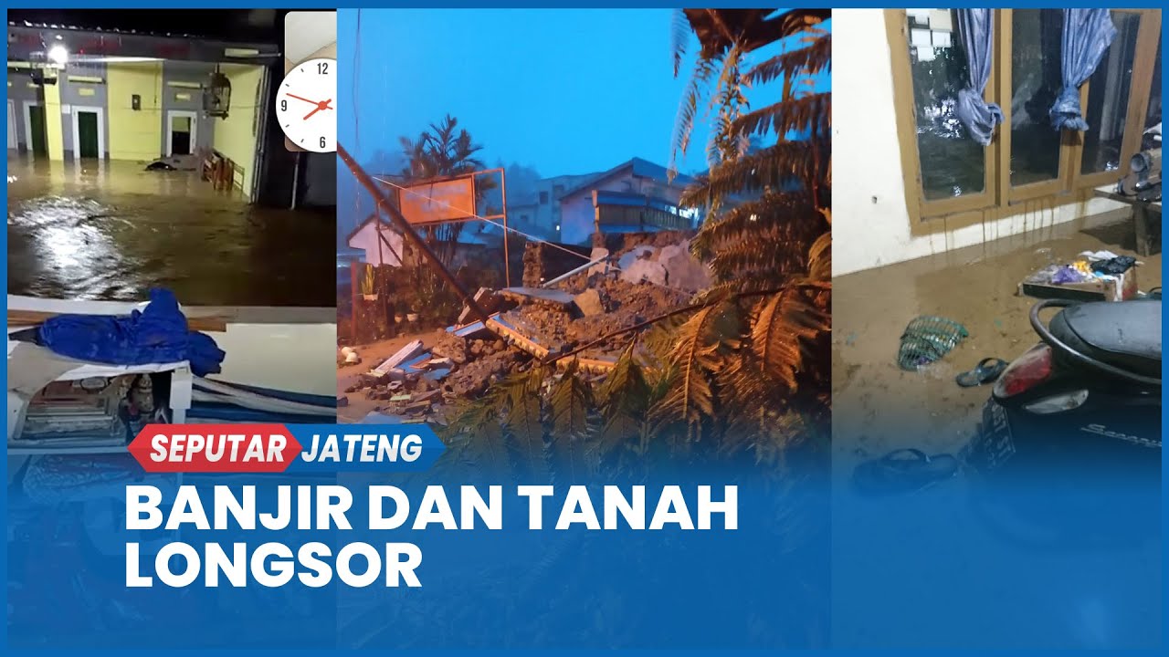 Tadi Malam Kabupaten Pekalongan Dilanda Bencana Banjir dan Tanah Longsor