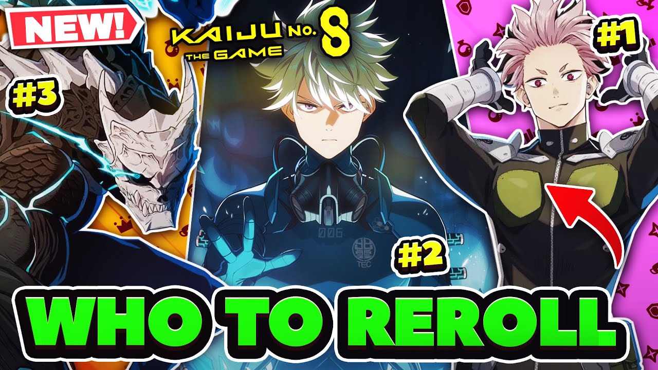 *BEST START* WHO TO REROLL + FREE 5* SELECTOR! BEST UNITS! | Kaiju No. 8 The Game