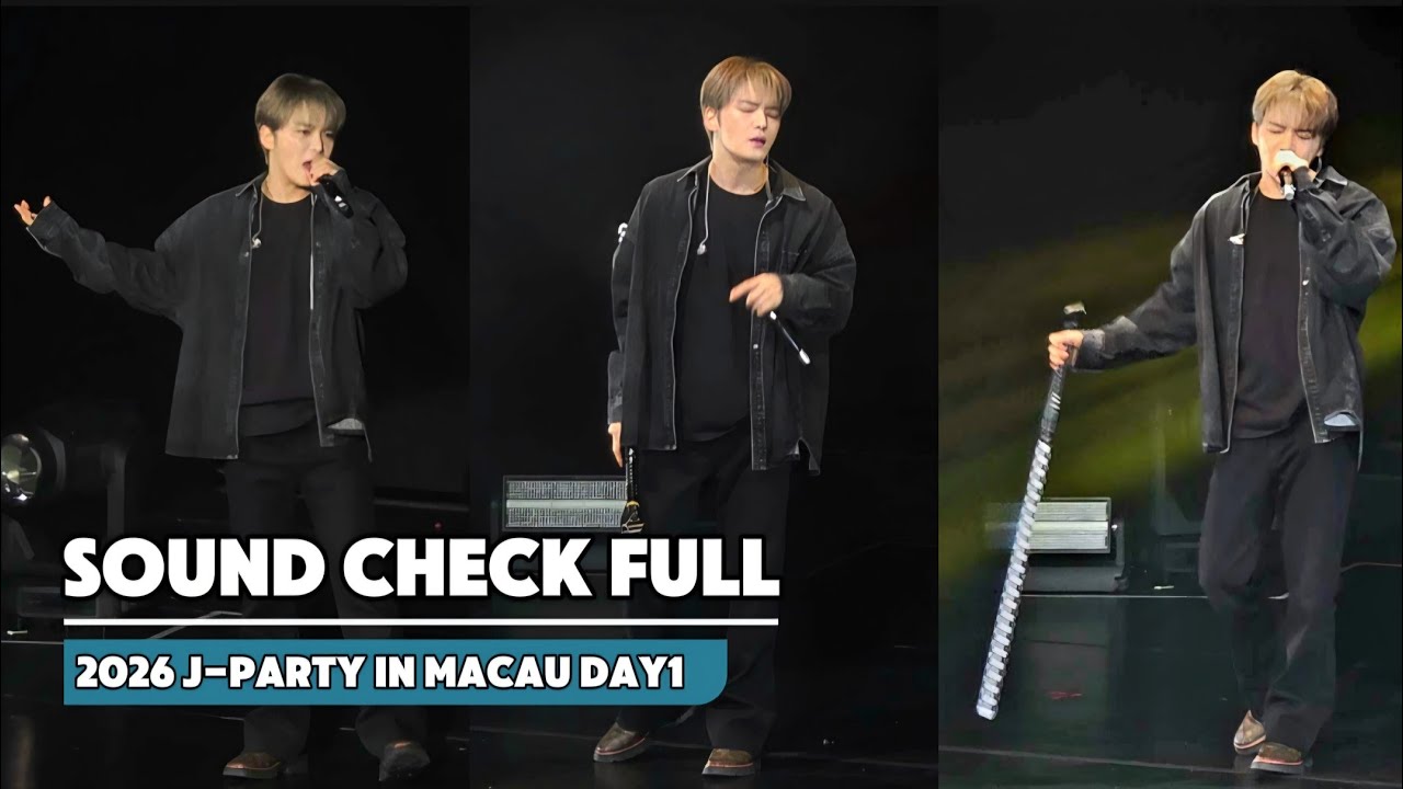 [FULL] 260131 김재중  Macau Day1 SoundCheck | J-Party 