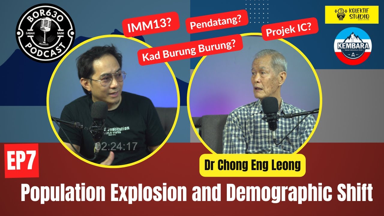 EP 7 - SEJARAH PENINGKATAN PENDUDUK SABAH IC PROJEK, IMM13,    [BORNEO PODCAST DR CHONG ENG LEONG]