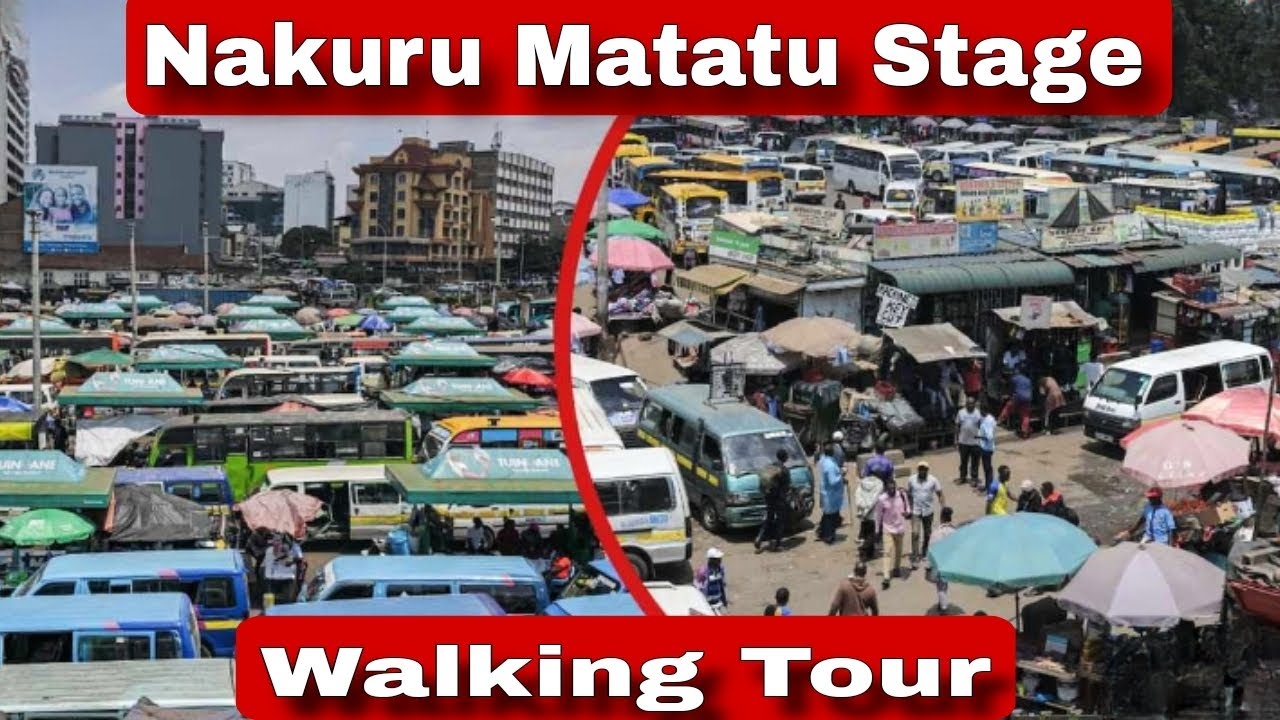 Nakuru midtown Matatu Stage walking tour/99fess