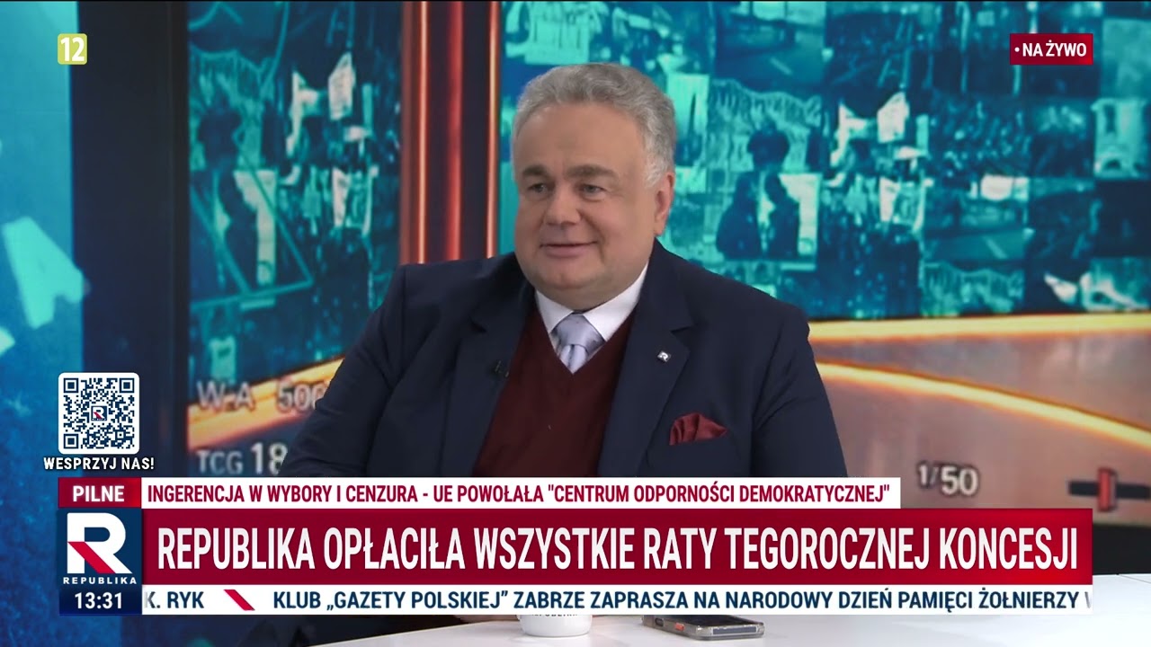 Sakiewicz: przecieki z KRRiT zgłosimy do prokuratury - to PRZĘSTEPSTWO! | Republika Dzień
