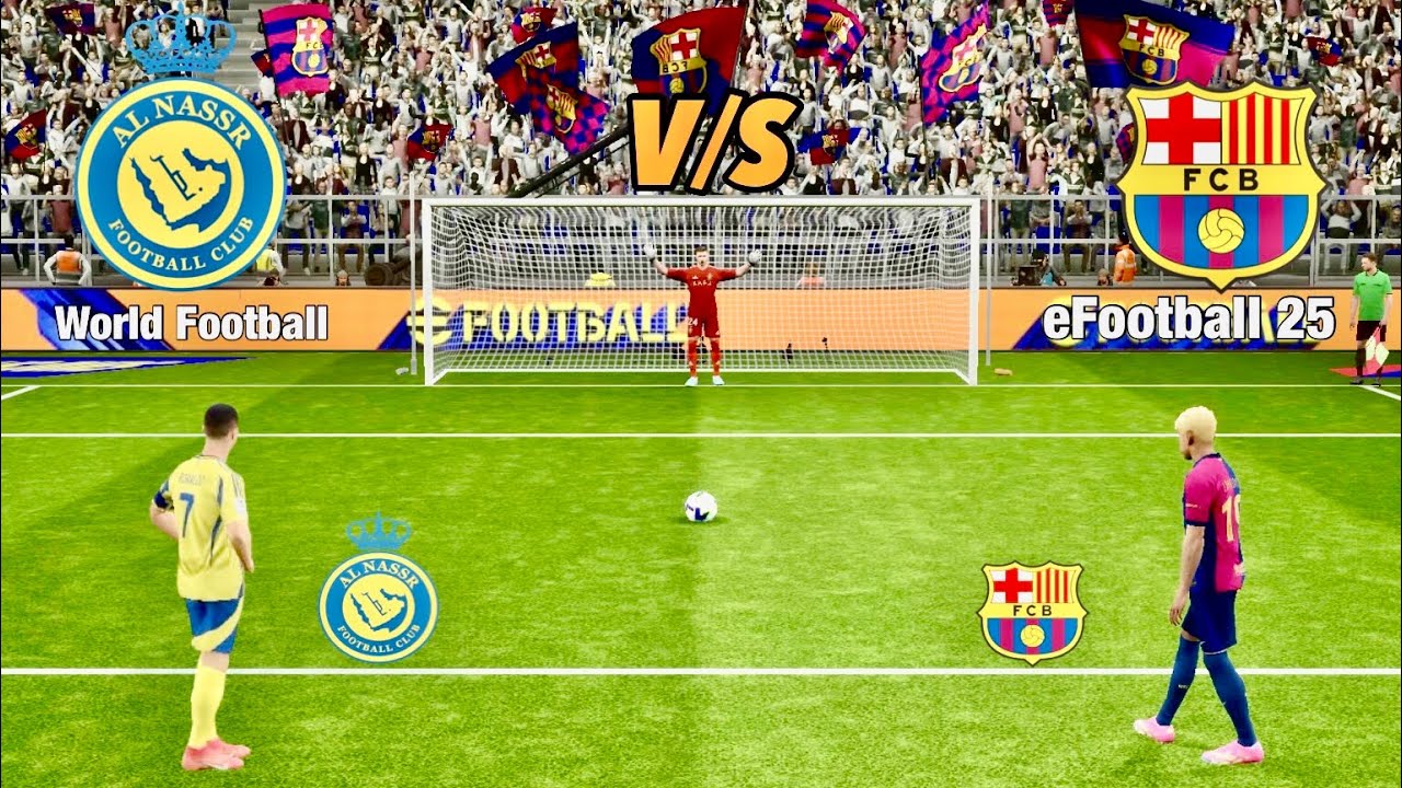 Penalty Shootout , FC Barcelona vs AL Nassr | FCB vs NSR Highlights | eFootball