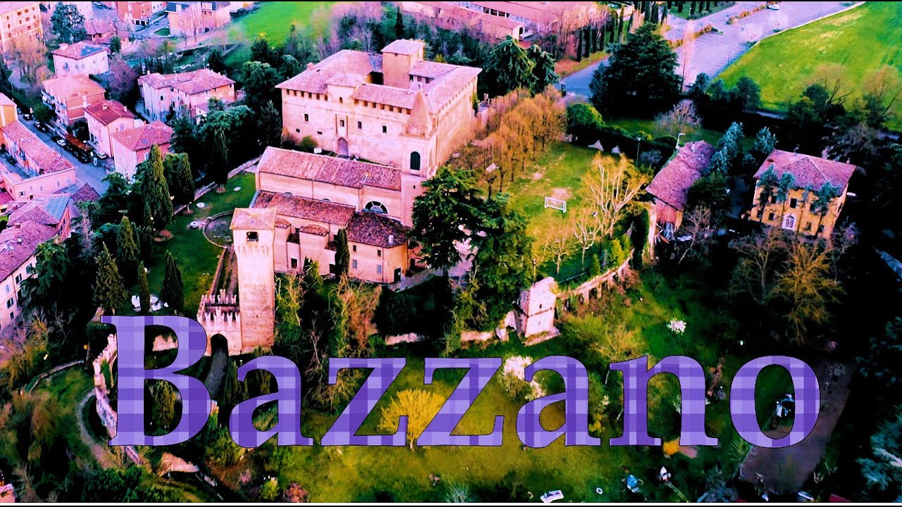 Bazzano 4K e il suo castello | Paesi Bolognesi dal Cielo