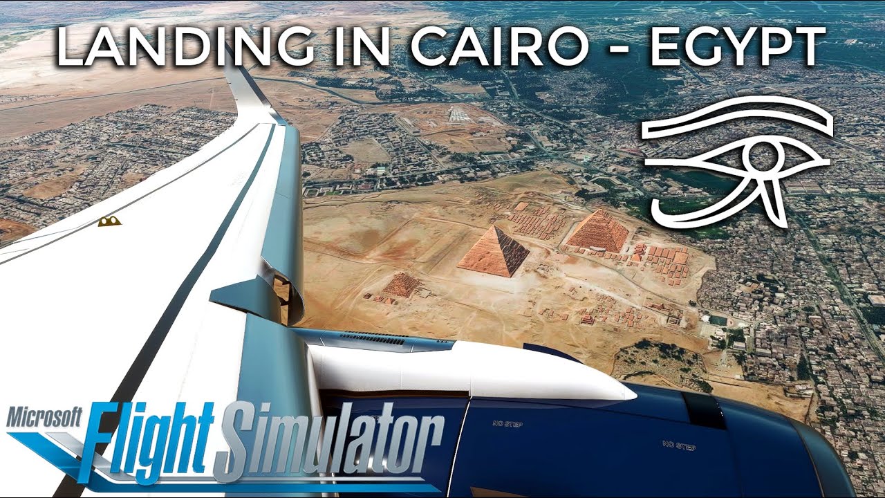Ultra Realism! | Landing in Cairo Egypt | Microsoft flight simulator 2020