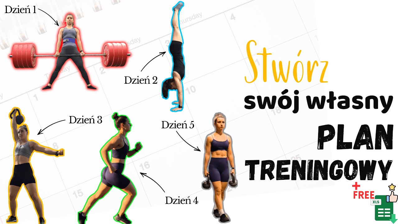 Jak ułożyć plan treningowy? *tego podejścia napewno nie znałeś* + DARMOWY PLAN NA MIESIĄC