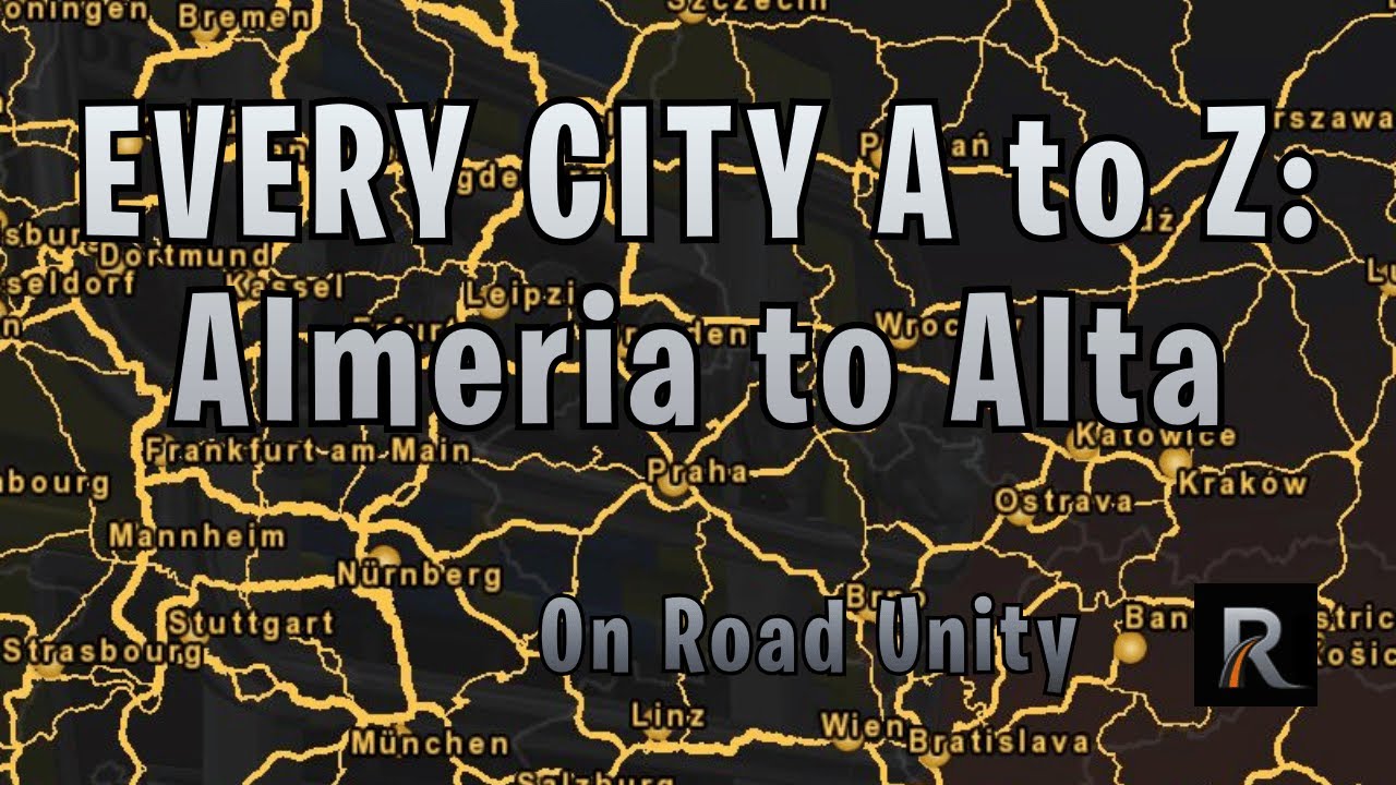 Delivering to Every City in ETS2 A-Z #ets2