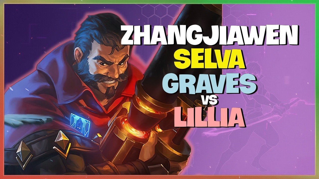 Rank 1 Graves : ZhangJiawen DESTRUIU a Lillia com Mecânica de OUTRO NÍVEL no Desafiante