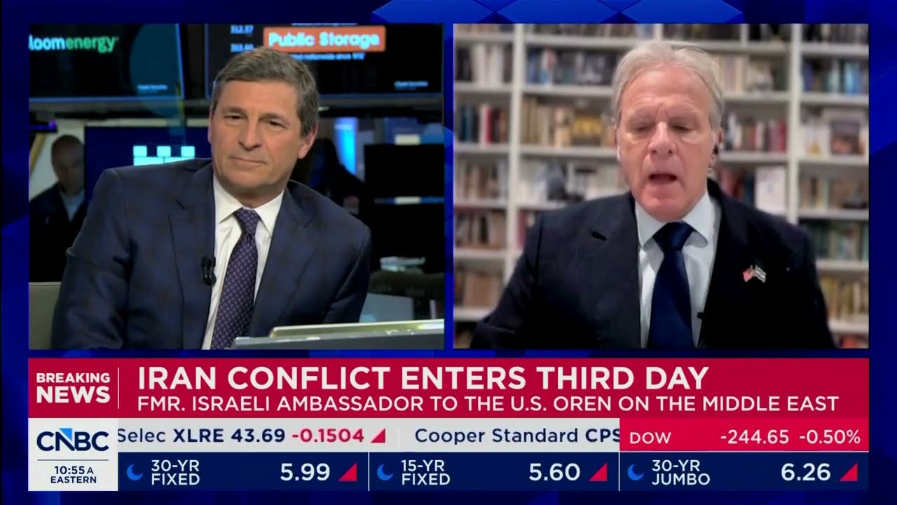 Michael Oren appears on CNBC