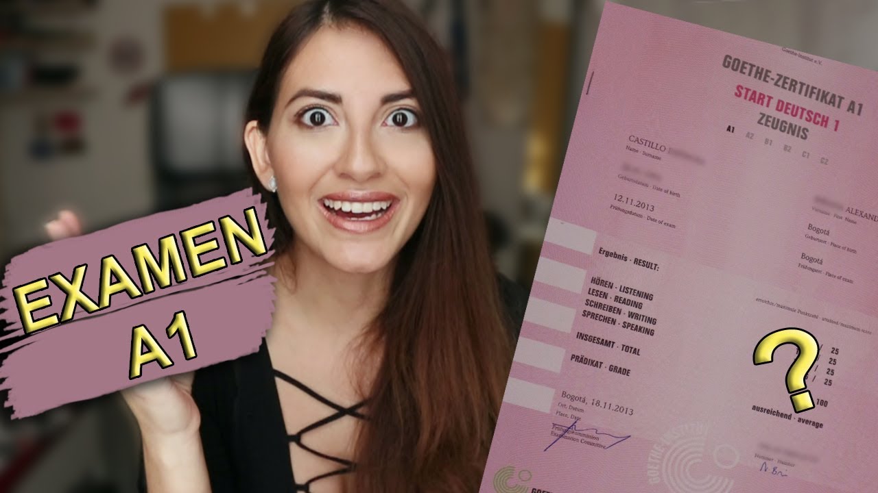 ¿ COMO ES EL EXAMEN A1 DE ALEMAN?