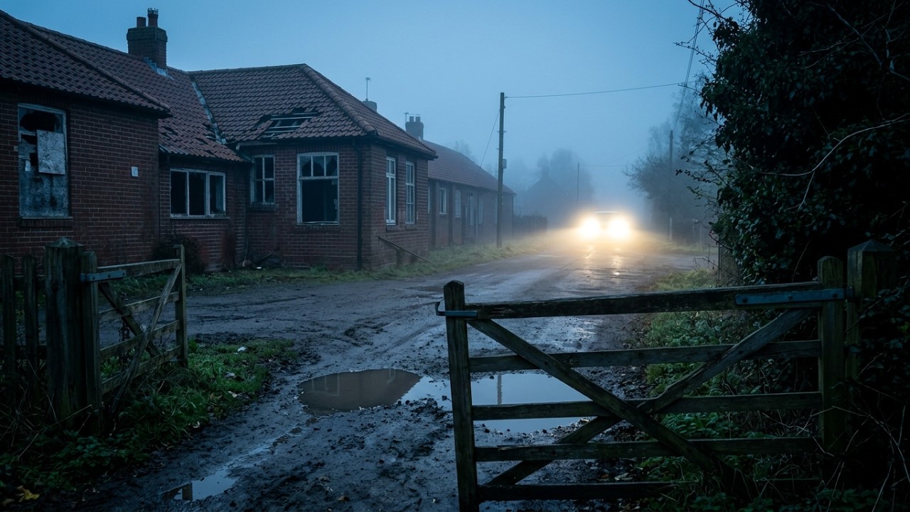 Exploring Abandoned Village In County Durham (Almost Caught) 