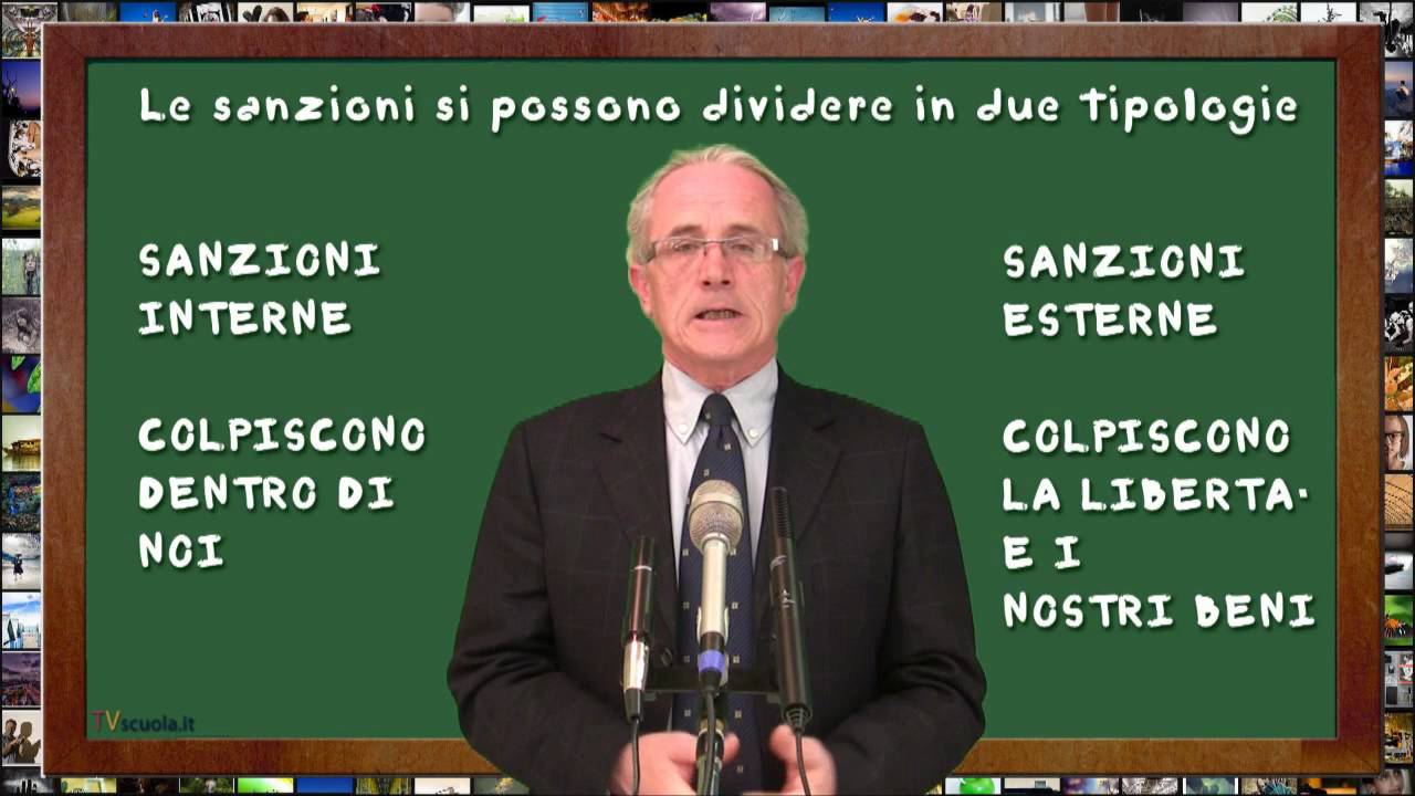 Diritto 01  Le norme giuridiche, precetto e sanzione. TV scuola