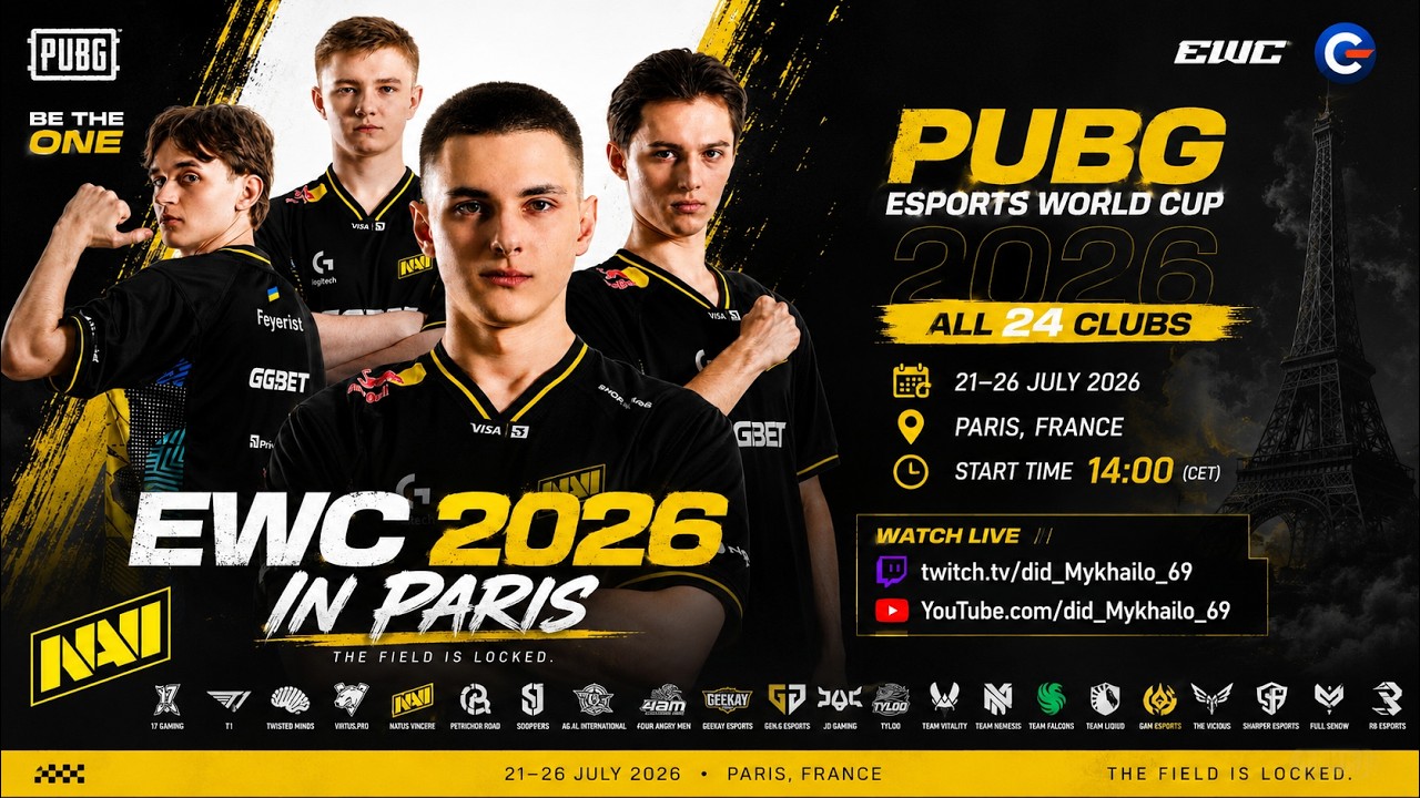 [UA] 🔥 NAVI PUBG EWC 2026 - GRAND FINAL day 3